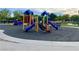 Community playground featuring climbing structures, slides, and a train themed play area for active outdoor fun at 10227 Sunset Gardens Dr, Las Vegas, NV 89135