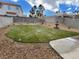 Expansive backyard offering ample space for outdoor activities and featuring low-maintenance landscaping at 141 Fox Lake Ave, Las Vegas, NV 89148