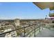 Enjoy city views from this balcony with steel railing at 200 Hoover Ave # 1507, Las Vegas, NV 89101