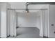 Bedroom featuring curtained partitions and exposed ductwork at 200 Hoover Ave # 1507, Las Vegas, NV 89101
