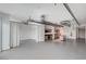 Spacious room with kitchen featuring stainless steel appliances and exposed ductwork at 200 Hoover Ave # 1507, Las Vegas, NV 89101