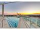 Scenic rooftop pool with panoramic views of the city skyline, offering a tranquil escape at 200 Hoover Ave # 1507, Las Vegas, NV 89101