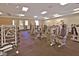 Well-equipped fitness center with a variety of weight machines and equipment for residents at 2401 Orangeburg Pl, Henderson, NV 89044