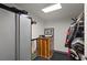 A tidy closet features built-in storage and hanging space for organized convenience at 2590 Luke St, Pahrump, NV 89060