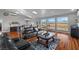 Inviting living room with hardwood floors, large windows offering stunning mountain views at 2590 Luke St, Pahrump, NV 89060