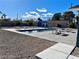 Backyard area showcasing a pool with ample patio space, and seating at 3675 W Maule Ave, Las Vegas, NV 89118