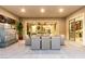 Covered patio with a dining table and view of the kitchen and home interior at 3929 Reyes Ave, Las Vegas, NV 89141