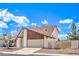 Charming two-story home features a gated entry, well-manicured yard, and attached two-car garage at 3963 Redwood St, Las Vegas, NV 89103