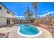 Backyard pool with lush landscaping offering a refreshing outdoor space at 3963 Redwood St, Las Vegas, NV 89103