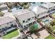 Aerial of a home with a pool, a patio and a spiral staircase at 4208 Lower Saxon Ave, North Las Vegas, NV 89085
