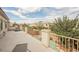 Balcony overlooking back yard and pool at 4208 Lower Saxon Ave, North Las Vegas, NV 89085