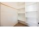 Walk-in closet with shelving at 4208 Lower Saxon Ave, North Las Vegas, NV 89085