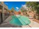 Private backyard pool and spa area with ample space for relaxation and recreation at 4208 Lower Saxon Ave, North Las Vegas, NV 89085