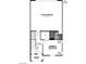 Floor plan of the first floor featuring a 2-car garage, laundry, and Primary Bedroom at 470 Ylang Pl # Lot 9, Henderson, NV 89015