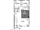 Floor plan of the second floor with living space, kitchen, and bedrooms at 470 Ylang Pl # Lot 9, Henderson, NV 89015