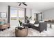 Bright living room with mountain view, stylish furniture, and cozy decor at 470 Ylang Pl # Lot 9, Henderson, NV 89015