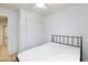Bedroom with a bed, sliding closet doors, and access to other rooms at 5166 Silverheart Ave, Las Vegas, NV 89142