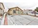 Single story home with desert landscaping and a spacious driveway at 5166 Silverheart Ave, Las Vegas, NV 89142