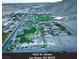 This aerial view features the extensive park and community area of Lone Mountain at 5236 Sunstone Mesa Dr, Las Vegas, NV 89166