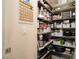 Well-organized pantry with wire shelving offers lots of storage space at 609 Viale Machiavelli Ln, Henderson, NV 89011
