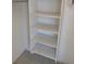 Organized closet with shelving and ample storage space at 7456 Oatman Ln, Las Vegas, NV 89120