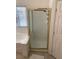 Bright bathroom with a shower and a tub at 7456 Oatman Ln, Las Vegas, NV 89120