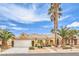 Charming single-story home featuring desert landscaping, a two-car garage, and an inviting entryway with desert landscaping at 7613 Falconwing Ave, Las Vegas, NV 89131