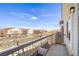 Balcony with view of neighborhood townhomes at 8798 Tom Noon Ave # 103, Las Vegas, NV 89178