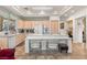 Bright kitchen boasting a breakfast bar, sleek appliances, and ample cabinet space at 10548 Findlay Ave, Las Vegas, NV 89134