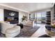 Bright living room with fireplace, comfortable seating, and scenic city views at 200 W Sahara Ave # 4101, Las Vegas, NV 89102