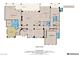 Main level floor plan showcasing layout with living spaces, kitchen/dining, bedrooms, and wet bar at 2540 Red Arrow Dr, Las Vegas, NV 89135