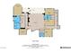 Second level floor plan featuring bedrooms, bonus room, covered balcony, and bathrooms at 2540 Red Arrow Dr, Las Vegas, NV 89135