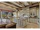 Open kitchen with an island, breakfast bar, and sleek appliances, seamlessly blending style and functionality at 2540 Red Arrow Dr, Las Vegas, NV 89135