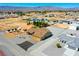 Expansive aerial view highlighting the property's large lot and neighborhood setting at 3080 S Prairie Ave, Pahrump, NV 89048