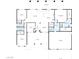 Detailed floor plan showcasing spacious layout, multiple bedrooms and bathrooms, and open living spaces at 3080 S Prairie Ave, Pahrump, NV 89048