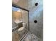 Luxury walk-in shower with glass enclosure, dual shower heads, and designer tile surround at 3080 S Prairie Ave, Pahrump, NV 89048