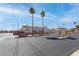 Community featuring well maintained roads and beautiful palm trees at 3604 Lisandro St # 204, Las Vegas, NV 89108