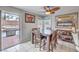 Bright dining area with access to the patio, perfect for enjoying meals with a view of the outdoor space at 5032 Dancing Lights Ave, Las Vegas, NV 89130