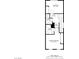 Second floorplan showing bedrooms, baths and halls, providing a detailed overview of the home's upper level at 5615 Distelrath Ave, Las Vegas, NV 89122