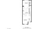 Home's first floorplan shows kitchen, living room, dining area, and foyer layout, giving potential buyers a clear view at 5615 Distelrath Ave, Las Vegas, NV 89122