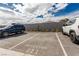 Reserved covered parking spaces with two cars parked at 5615 Distelrath Ave, Las Vegas, NV 89122
