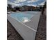 Private basketball court with professional lines and hoop, perfect for recreation and sports at 5812 Shangri La Night Ct, Las Vegas, NV 89149