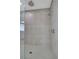 Walk in shower with modern hardware and tile at 5812 Shangri La Night Ct, Las Vegas, NV 89149
