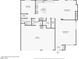 Downstairs floorplan highlighting the kitchen, dining room, Gathering room, and garage at 6220 Silver Edge St, North Las Vegas, NV 89031