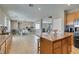 Open-concept kitchen that connects to the dining and living area creates a welcoming atmosphere at 6220 Silver Edge St, North Las Vegas, NV 89031