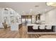 Modern kitchen with a large island, stainless steel appliances, and open layout at 8455 Stange Ave, Las Vegas, NV 89129