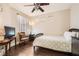 Bright bedroom featuring hardwood floors and recessed lighting at 9844 Altadena St, Las Vegas, NV 89183