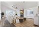 Spacious living room with vaulted ceiling, fireplace and bright natural light at 1183 Winnipeg Ct, Henderson, NV 89002