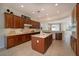 Gourmet kitchen with an island and sleek appliances, making it ideal for entertaining at 2156 Twin Falls Dr, Henderson, NV 89044