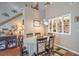 A formal dining room features hardwood floors, and wainscotting at 2700 Brienza Way, Las Vegas, NV 89117
